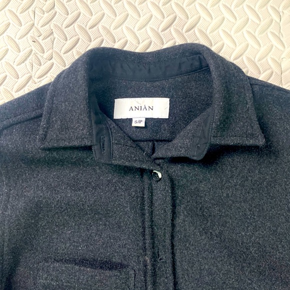 Anian Other - Anian Heavy Melton Wool Buttonup Shirt